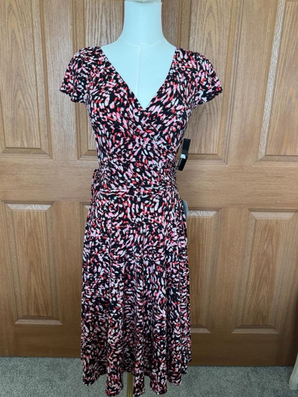 Maggy London Mini Ruched dress size 2